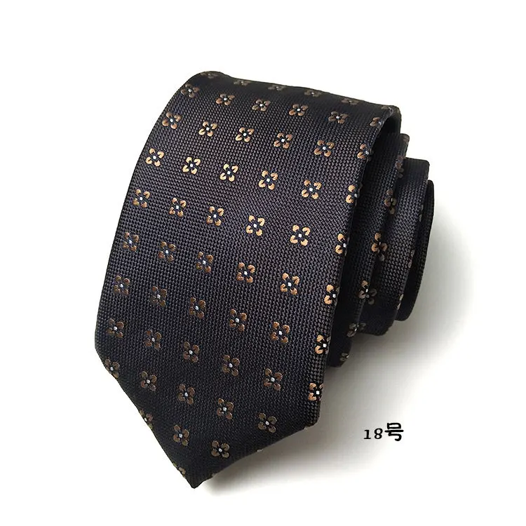 Кешью цветочный в полоску Личность Творческая деловой повседневный костюм рубашка 7 см для мужчин s галстук галстуки ткань Галстуки