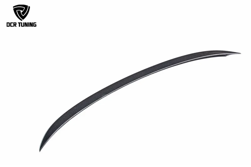 For bmw E90 spoiler E90 & E90 M3 carbon fiber rear trunk spoiler 318i 320i 325i 330i 2005 - 2011 E90 sedan rear wing spoiler CF (9)