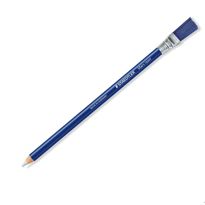 3 шт. Staedtler 526 61 Mars Rasor в форме карандаша резиновый ластик с кисточкой для точечного стирания канцелярские принадлежности для офиса и школы