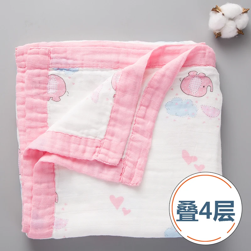 Детский марлевый шарф из бамбукового волокна для новорожденных, детское муслиновое хлопковое банное полотенце, летнее тонкое одеяло - Цвет: Темно-серый