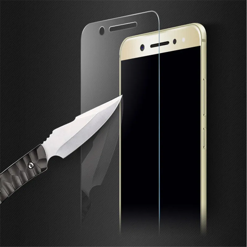 POALY For Huawei P9 Plus Screen Premium Tempered Glass Anti Shatter Toughened Protector Film Lite P9Lite / G9 | Мобильные телефоны