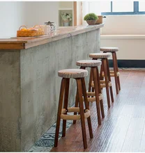#Special Offers Wooden round high bar stools home bar chairs coffee mobile phone stool bar stools #Special Offers Wooden round high bar stools home bar chairs coffee mobile phone stool bar stools
