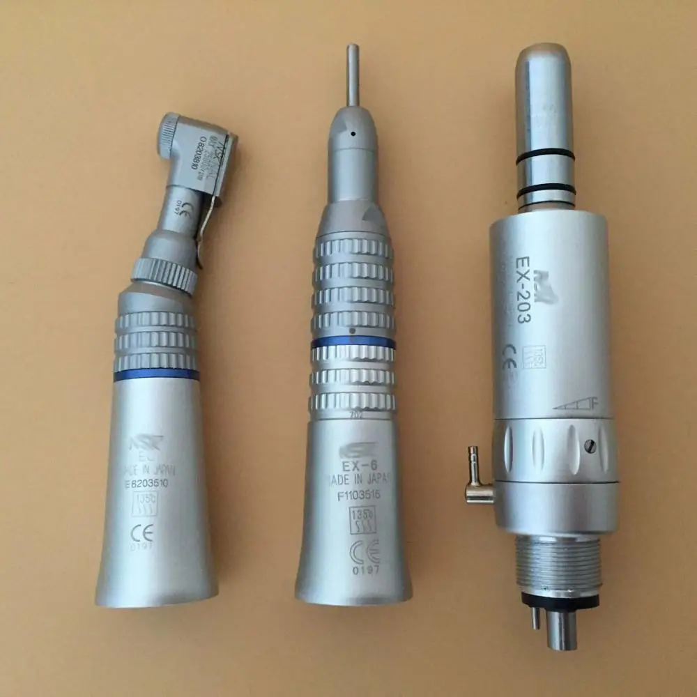 Kopen Nsk Stijl Dental Slow Lage Snelheid Handstuk Kit EX 203C Set E Type Midwest