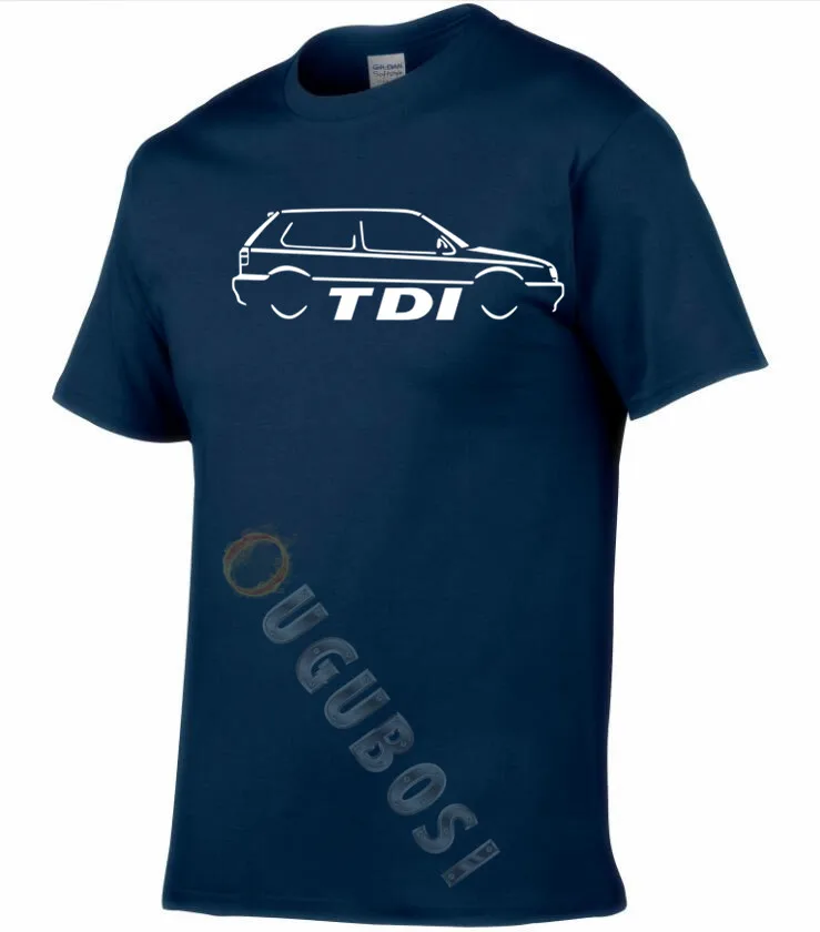 AUTOTEES футболка для ретро гольфа MK3 TDI любителей автомобилей|Футболки| |