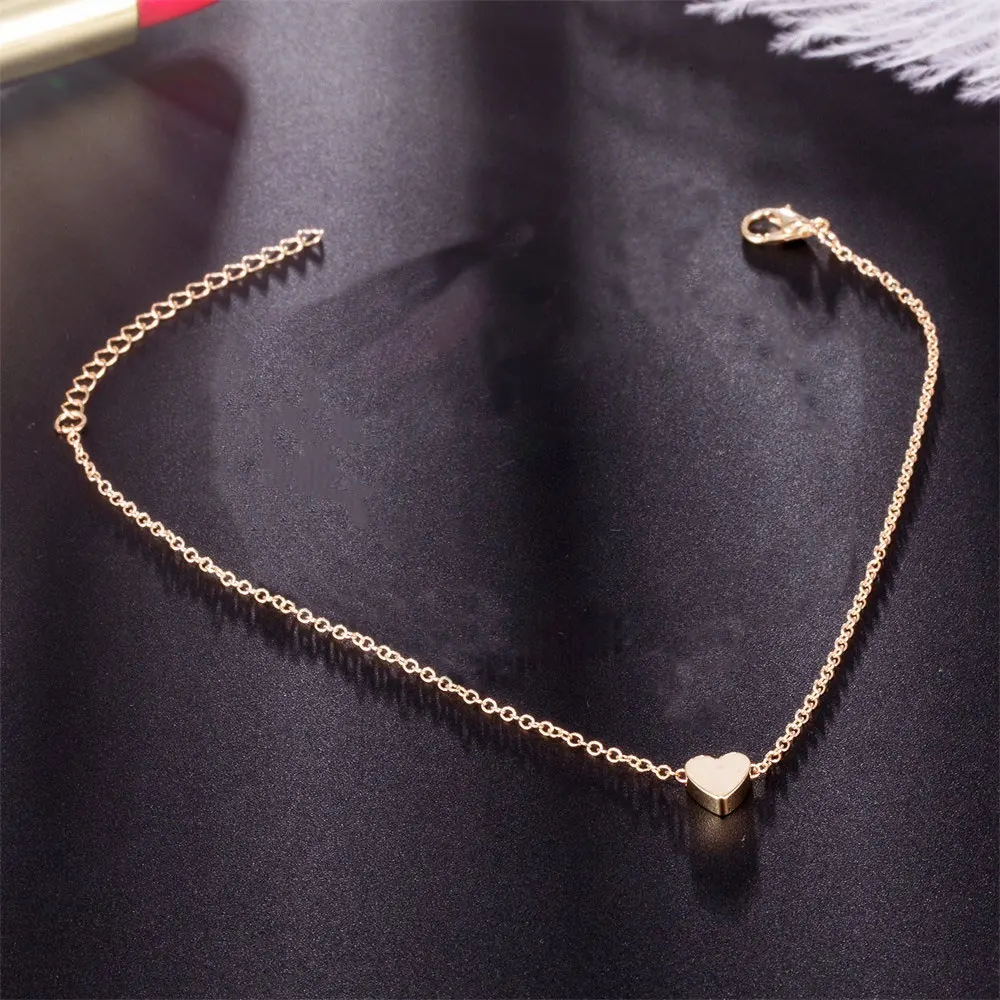 Bracelet Jewelry Heart Bracelets Bangles For Women Minimalist Metal