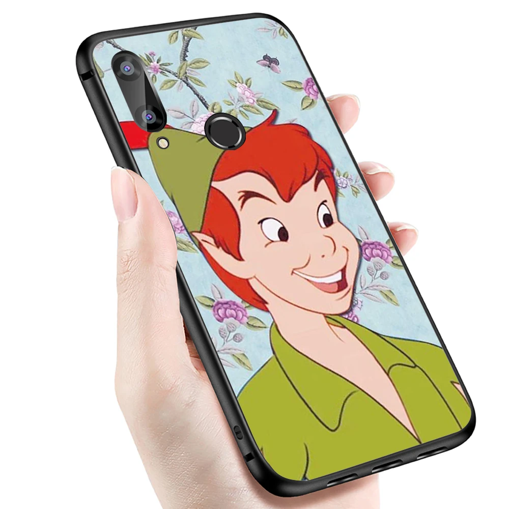 

Black TPU Soft Phone Case for Xiaomi Note 7 Tinker Bell Peter Pan and Wendy Redmi 6a Note 5 6 Pro Redmi 4x Redmi 6 Back Cases