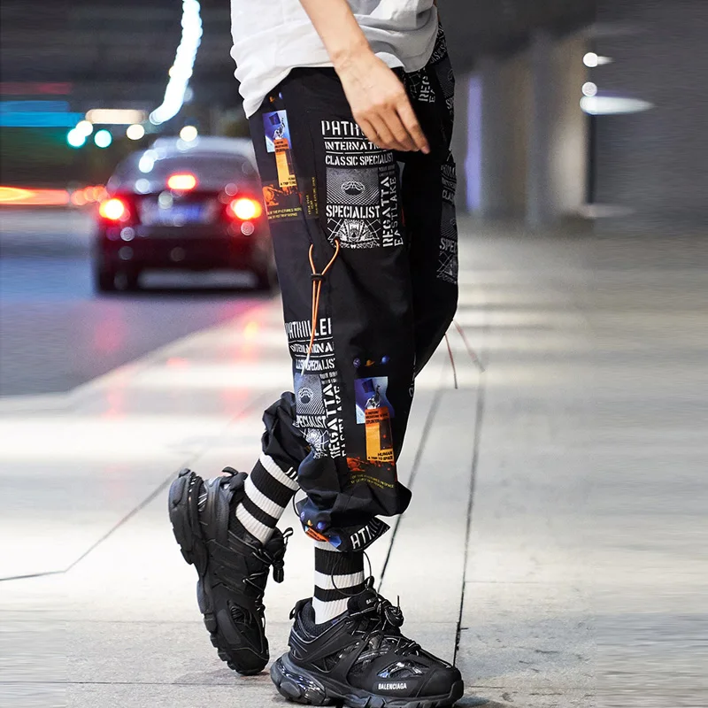 2020 Summer Style Hip Hop High Street Men Pants Printed Men's Jogger Trouser Casual Harem Pants Sweatpants Streetwear LBZ97 2020 Summer Style Hip Hop High Street Men Pants Printed Men's Jogger Trouser Casual Harem Pants Sweatpants Streetwear LBZ97