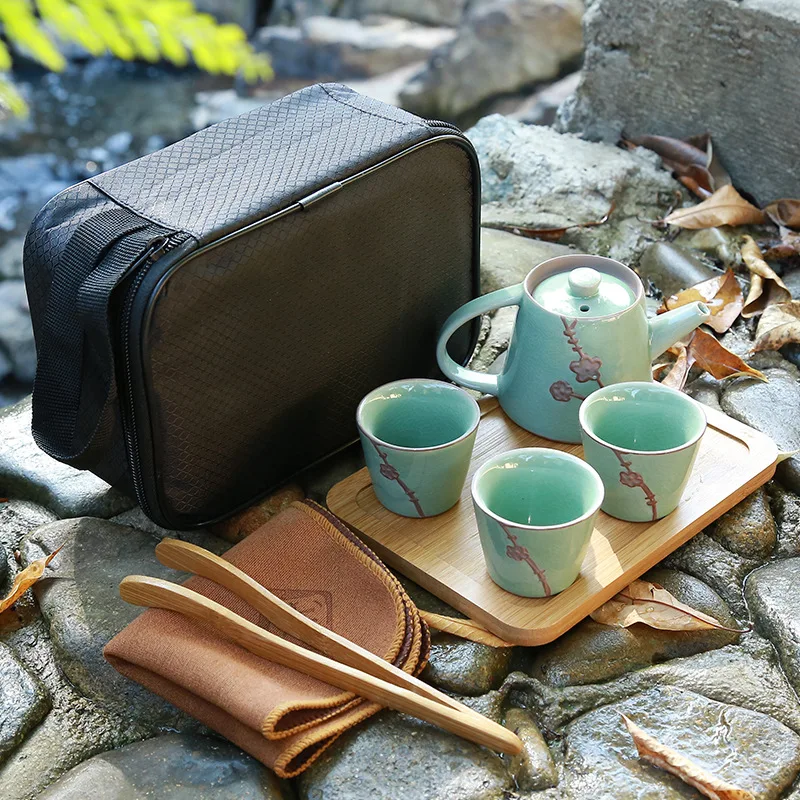 Чайный набор из фиолетового песка, керамический чайник кунг-фу, ручной работы, фиолетовый песок, чайный горшок, чайная чашка Gaiwan Tureen, чайная церемония, китайские чайные наборы