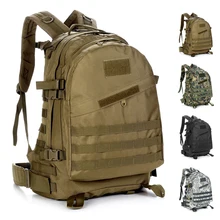 High Quality Men Travel Bag Sport Camo waterproof Tactical Rucksack Camping Hiking Trekking 40L Outdoor Large capacity Backpack