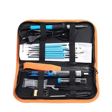 60 Вт Регулируемый температурный Электрический паяльник Комплект с 5 шт. наконечников Портативные Сварочные инструменты для ремонта