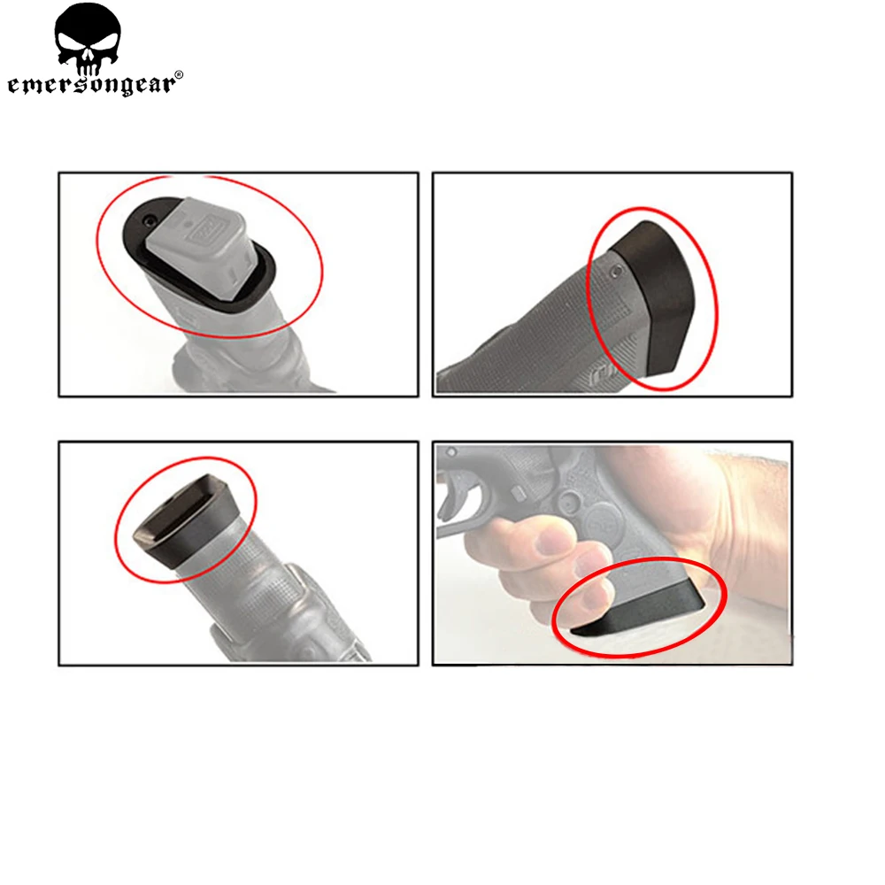 EMERSONGEAR Grip Adapter Tactical GLOCK для 17 19 22 23 24 25 26 27 28 31 32 33 34 BASE PAD аксессуары охоты| |