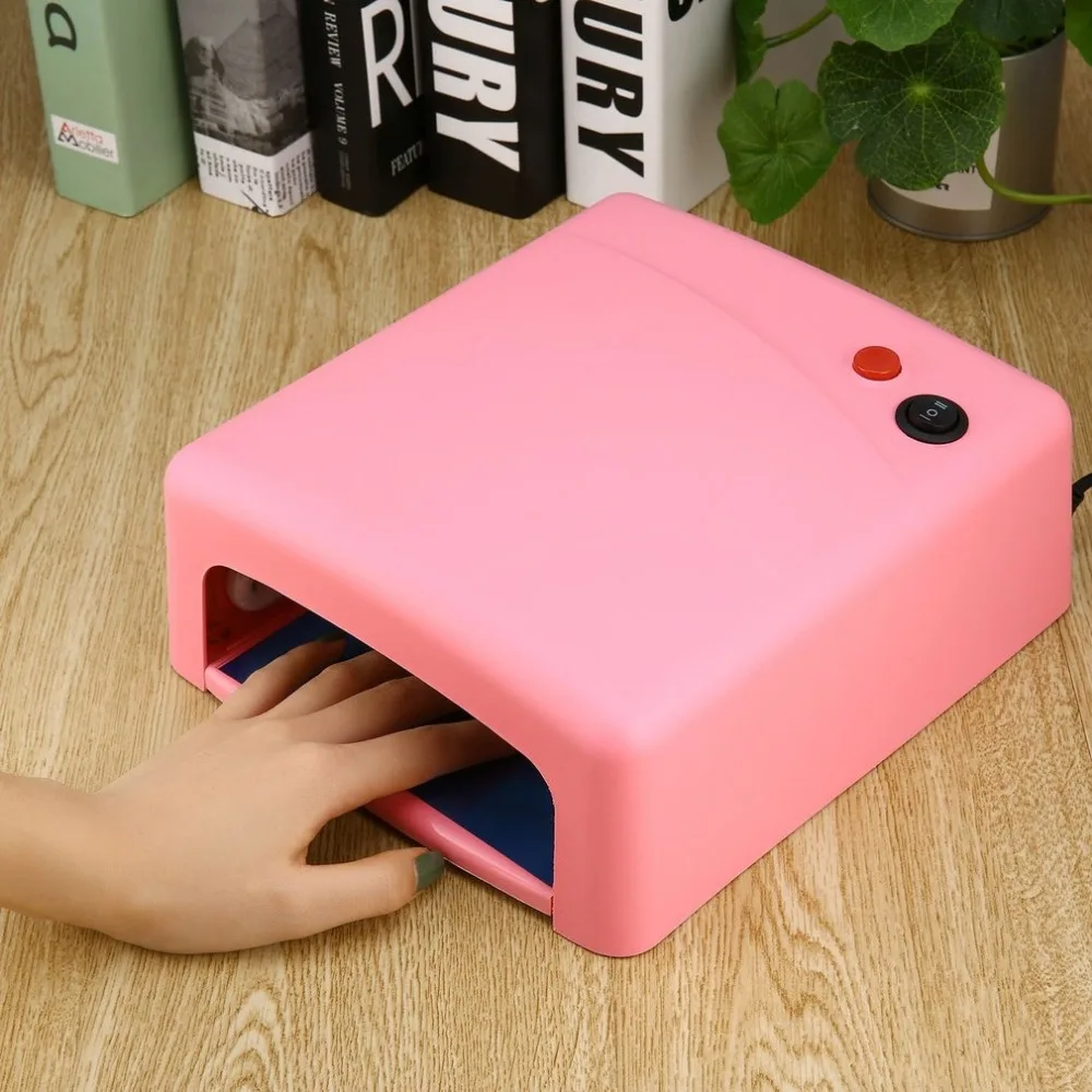 

36W Light Nail Dryer Lamp UV Salon Gel Curing Finger Feet Nail Art Tube For Curing Nail Gel Polish EU Plug