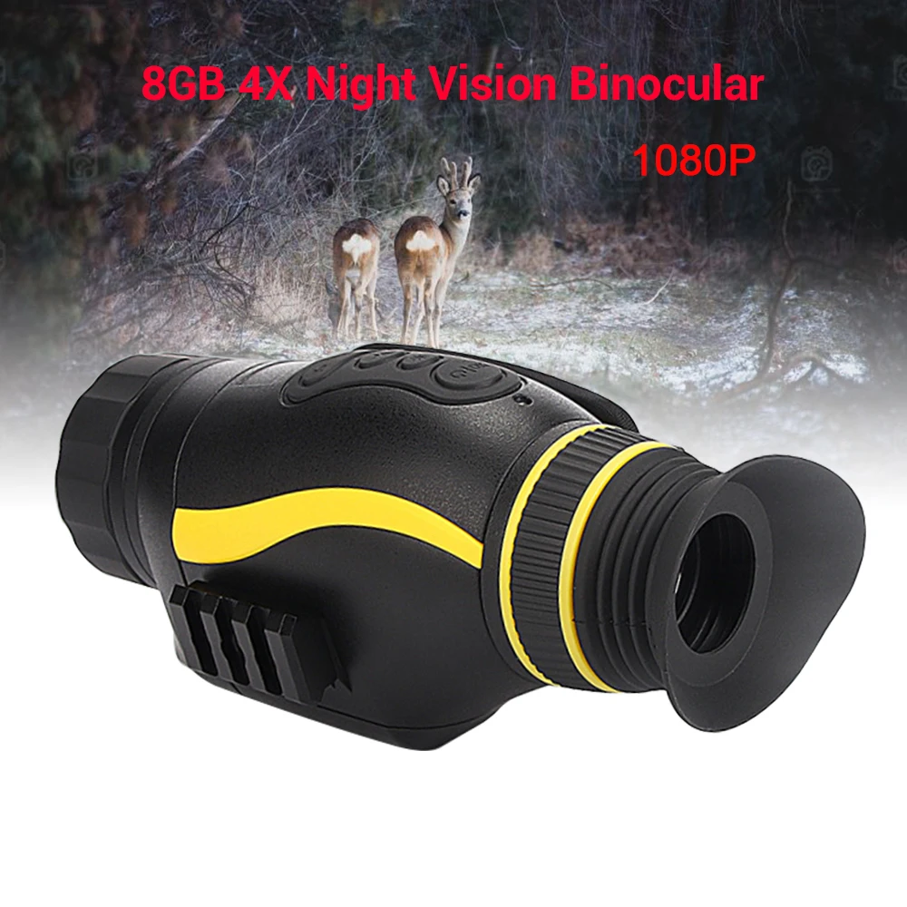 

BOBLOV 4X35 Digital Night Vision Goggles HD Infrared IR Camcorder Monocular Hunting Scope Multi-Function Night Viewer Device