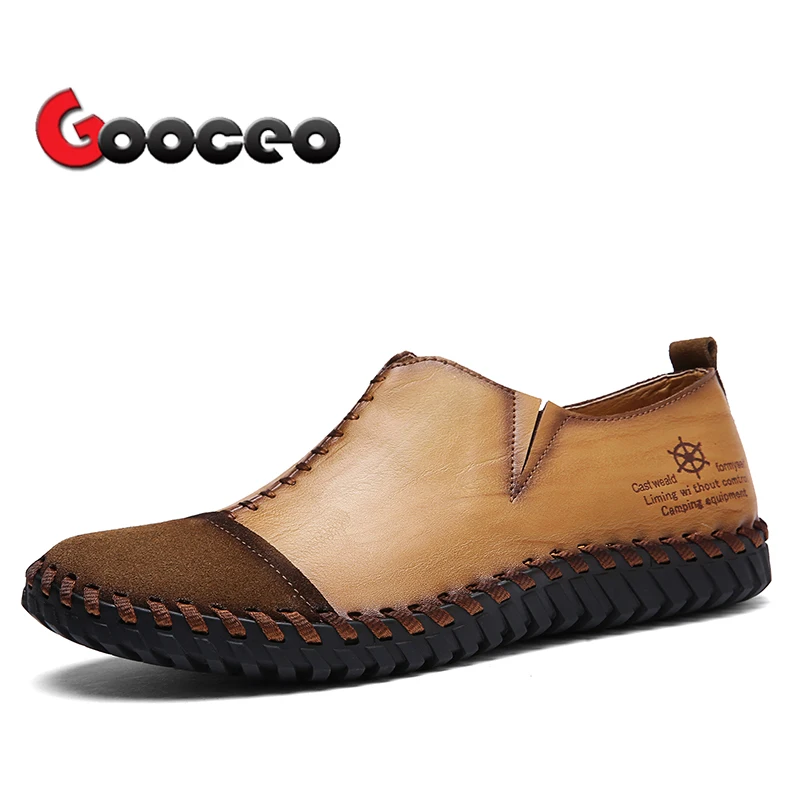 

Men's Loafers Driving Shoes Flats Doug Low-top Moccasins Spring Leather Flat Comfortable Casual Leisure Handmade Slip-On Fashion