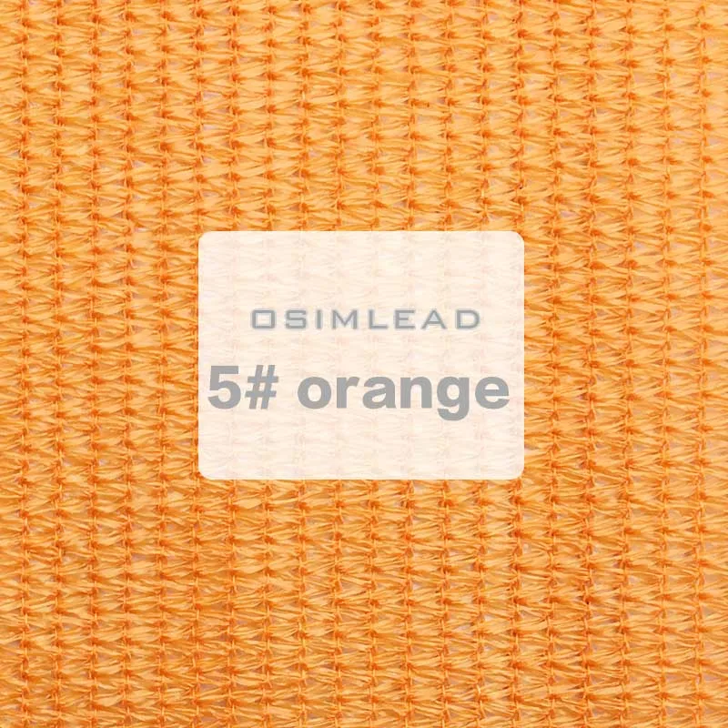 Хранить ультрафиолетового(УФ) 95% OSIMLEAD 3,0*3,0*3,0 м солнцезащитный тент из полиэтилена высокой плотности паруса чистый оттенок - Цвет: Orange