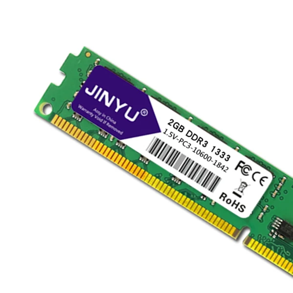 JINYU DDR3 2G 1,5 V 240Pin ОЗУ компьютера памяти для материнской платы AMD