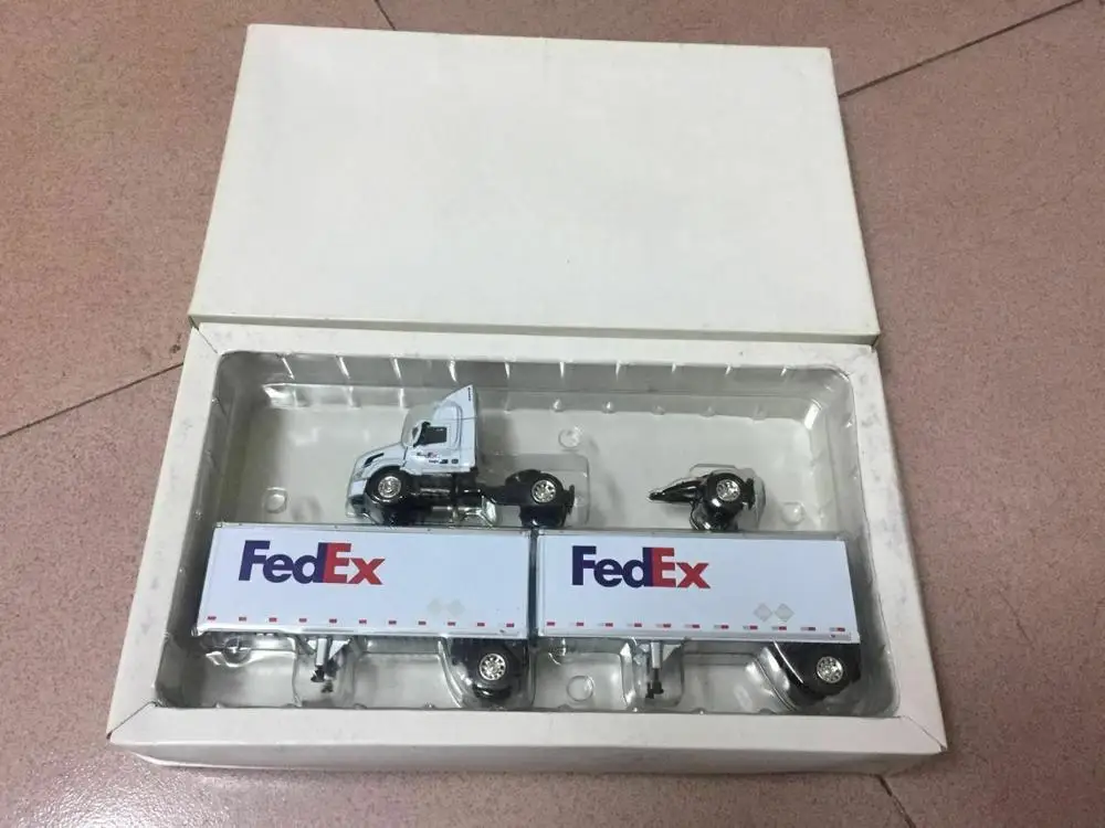 DG products FedEx грузовик 1/64 масштаб литой металлический модель грузовика