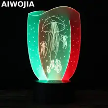 USB красочный RGB 3d светильник Новинка Luminaria Usb Led 3d Светодиодная лампа сенсорный выключатель 3d светильник светильники Luminaria De Mesa Usb СВЕТОДИОДНЫЙ светильник
