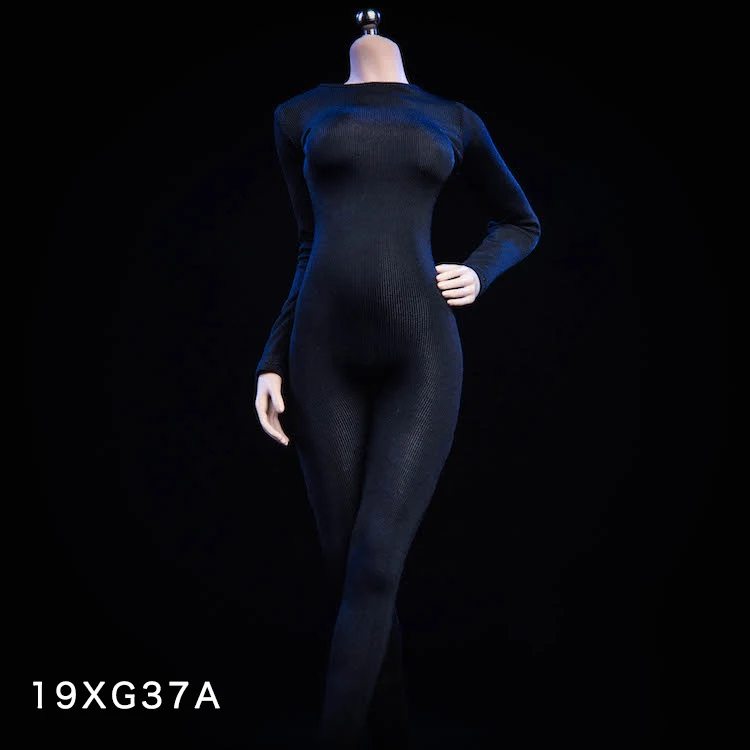 1/6 масштабная женская одежда 19XG37 боди с длинными рукавами, нижнее белье, комбинезон, модель для 12 дюймов, аксессуары для тела - Цвет: A