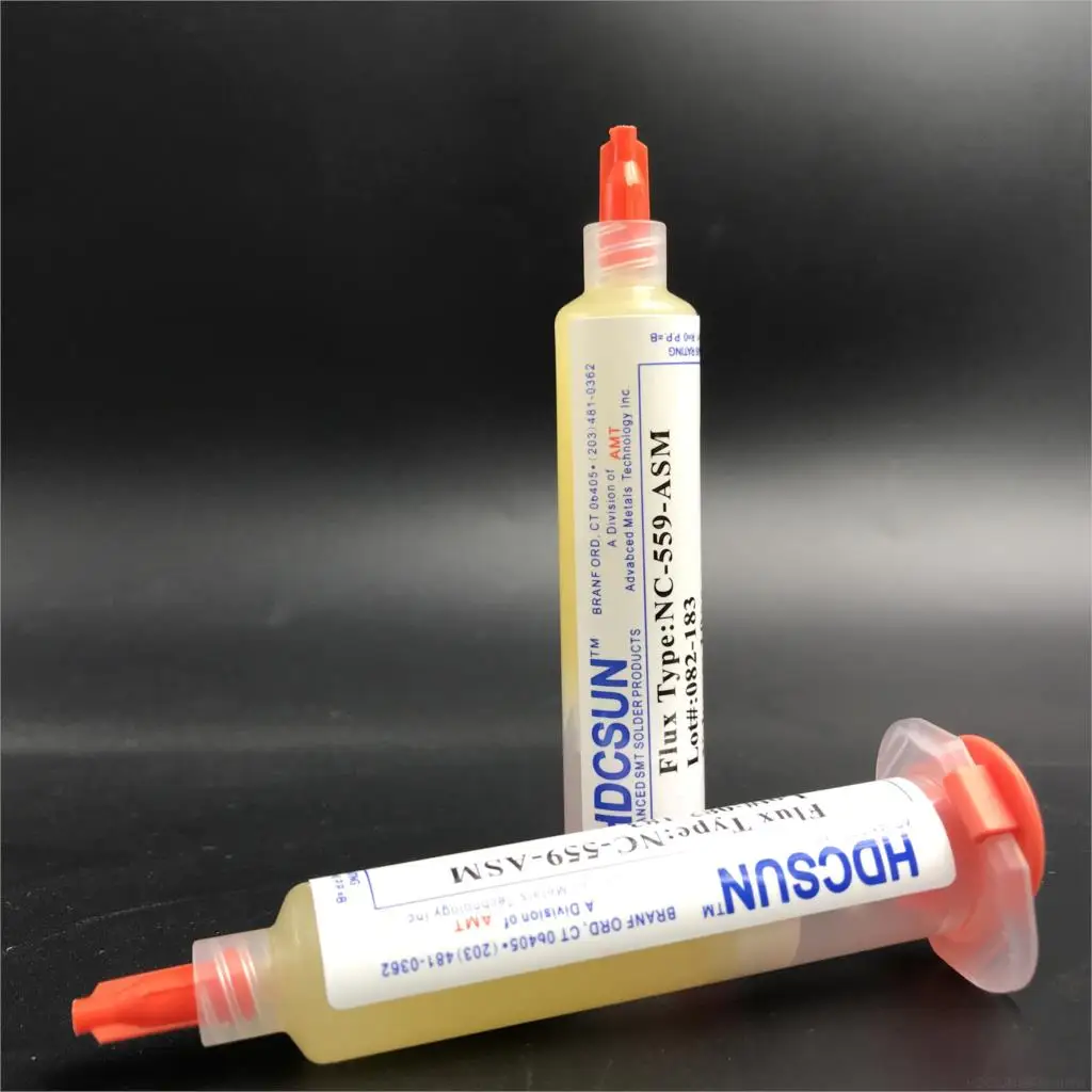 2pcs/lot 10cc PCB Syringe Solder Paste NC-559-ASM BGA Advanced Solder Paste Welding Soldering Oil Flux Grease For Repair Tool