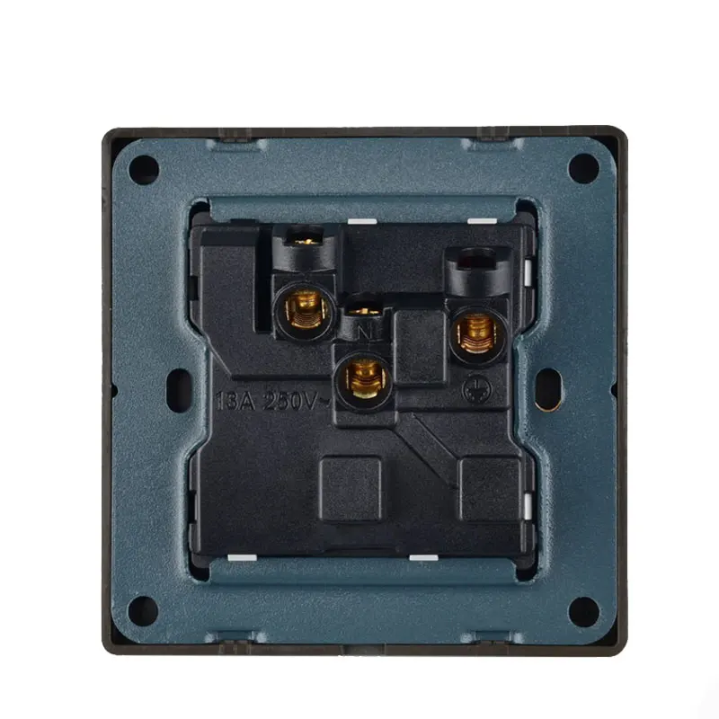 UK-Standard-Metal-Wall-Socket-13A-250V-With-One-Button-LED-Indicator-Light-British-Style-(1)