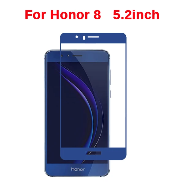 3D полное покрытие для huawei Honor 8a Закаленное стекло Защитная пленка для Honor 8X 8C 8 Lite A X C светильник защита экрана клей - Цвет: Honor 8