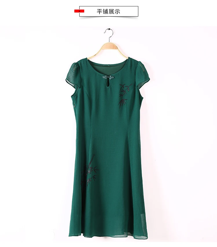 Женское винтажное платье с цветочным принтом размера плюс, милое женское повседневное летнее шифоновое платье с коротким рукавом и круглым вырезом, Vestidos XL-5XL