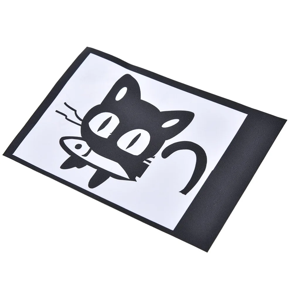 Kucing Ikan Panel Saklar Stiker Lucu Kartun Pet Cat Dinding Stiker