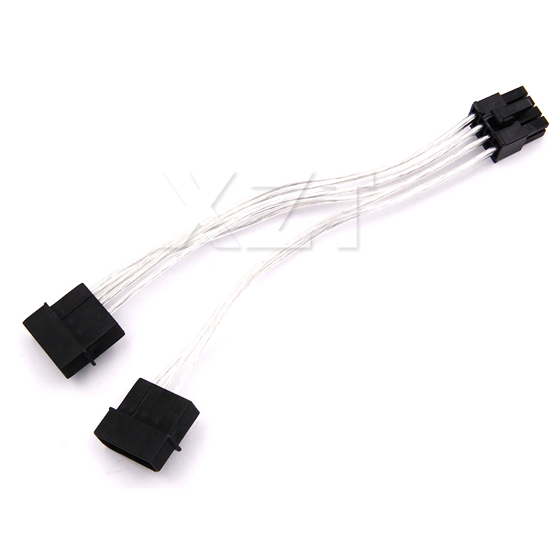 8 Pin разъем PCI Express двойной 4pin к 8pin Мужской адаптер Molex IDE/SATA Мощность кабель