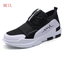 Fashion Fly Knit Sneakers Men Comfortable Casual Breathable Height Increasing Shoes Elevator Get Taller For 6 CM Male Mesh Shoes Fashion Fly Knit Sneakers Men Comfortable Casual Breathable Height Increasing Shoes Elevator Get Taller For 6 CM Male Mesh Shoes