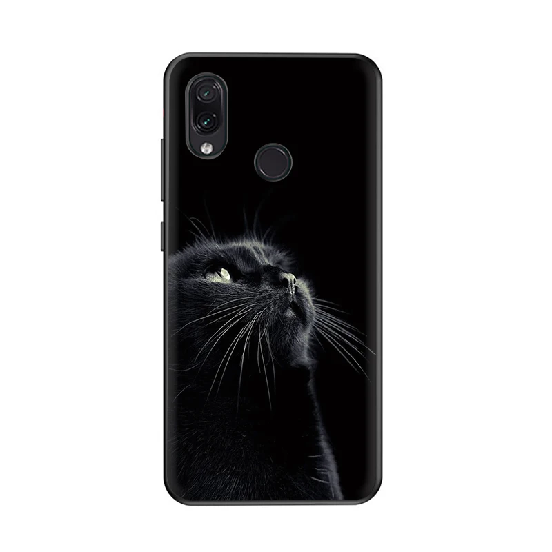 Черный кот глазки мягкий чехол для телефона для Redmi 4A 4X5 6 A Plus Pro 7 GO Note 4 4X5 6 7 8 Pro 7A K20 pro - Цвет: B3