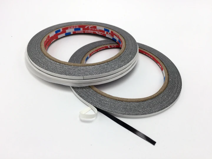 1pcs 2mmX 10m Double Sided Adhesive Black Foam Tape for Cell Phone