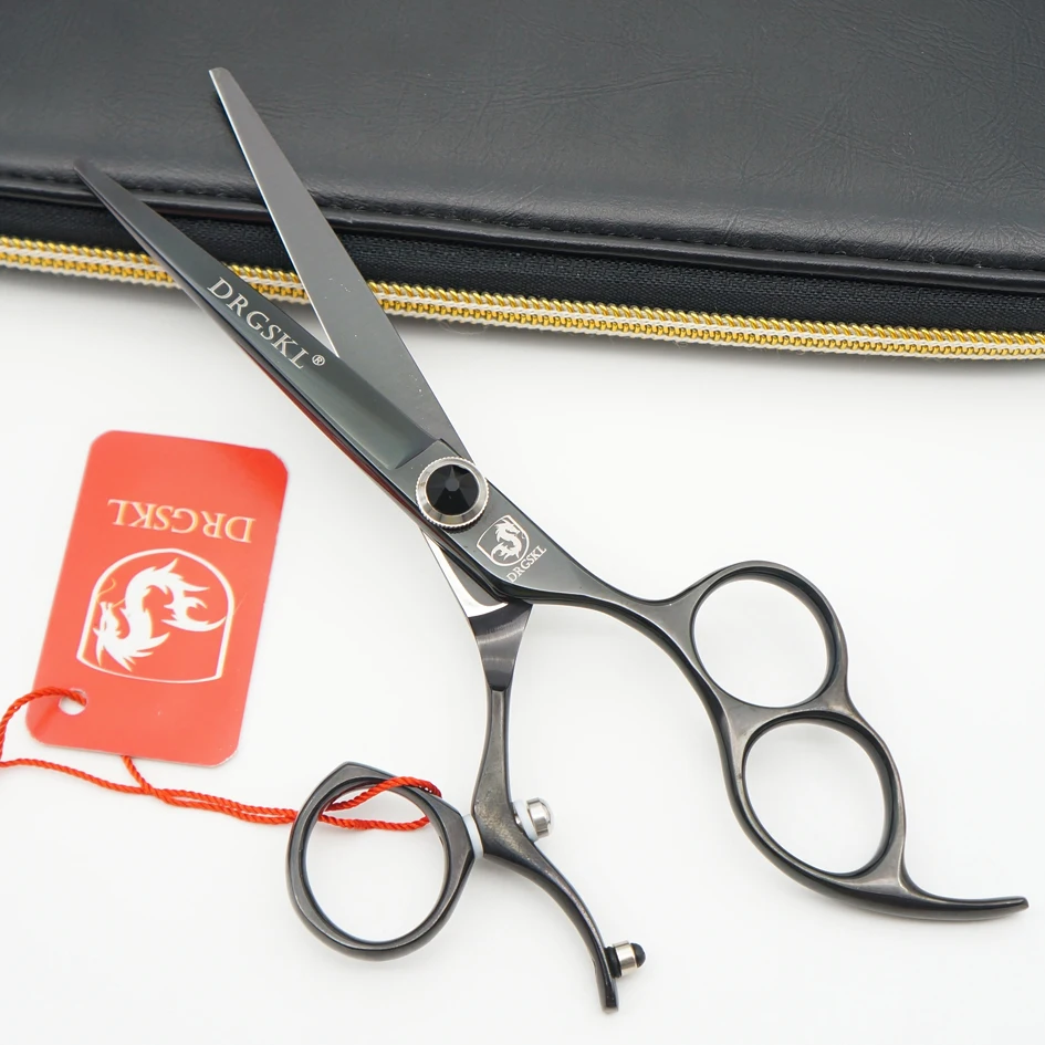 DRGSKL double Finger ring flying hair scissors, 5.5/ 6.0 Inch