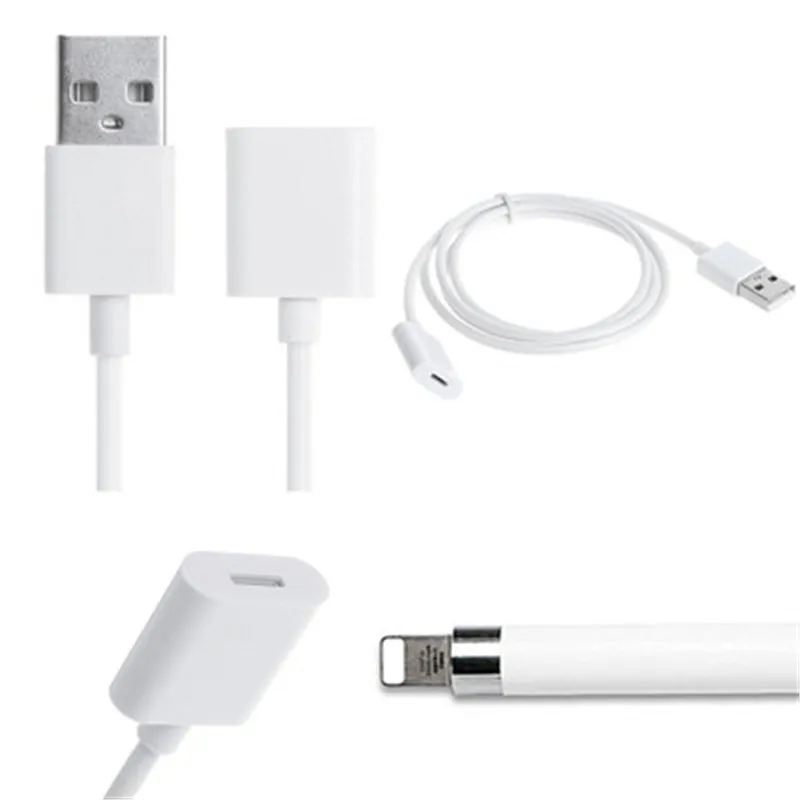 2 в 1 зарядное устройство для iPhone X Xr Xs Max зарядный кабель Apple Pencil адаптер Шнур iPad