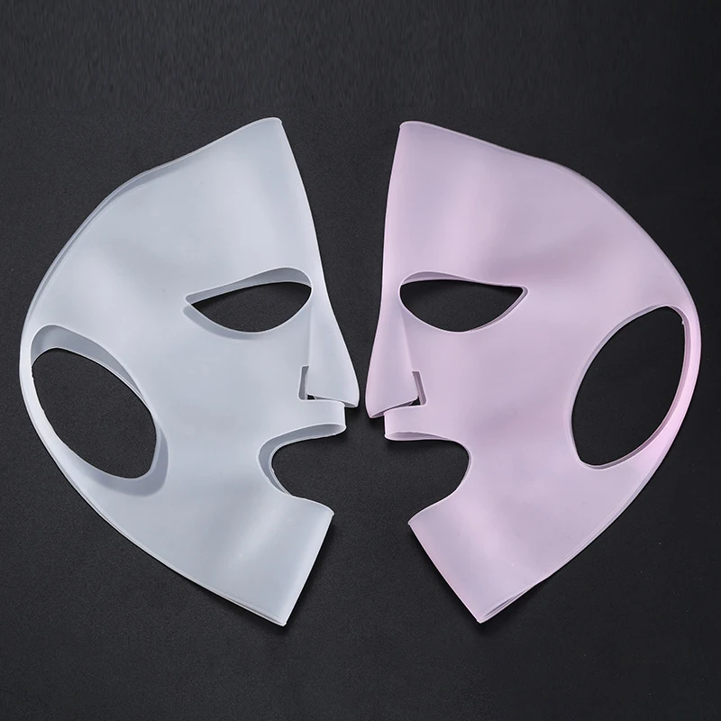 Многоразовая силиконовая маска для ухода за кожей лица предотвращает испарение эссенции увлажняющая маска для лица инструмент для красоты