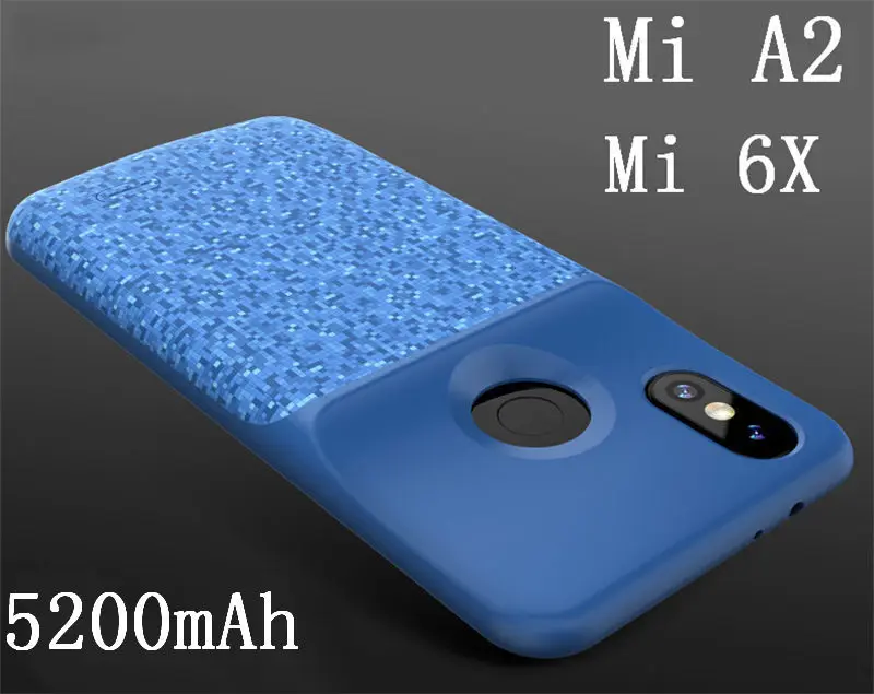 Ext power противоударный чехол для зарядного устройства для Xiaomi mi 8 9 Se A2 mi 6 mi x 2 2s внешнее зарядное устройство, запасное зарядное устройство - Цвет: Mi6X -Blue