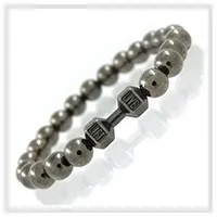 CCB-Beads-Bracelet-Unisex-Golden-Silver-Black-Alloy-Barbell-Jewelry-Women-Fitness-Fit-Life-Prayer-Dumbbell (1)