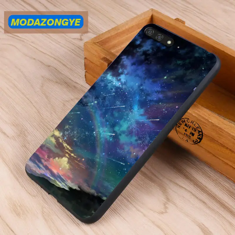 Чехол для Huawei Y6 2018 чехол 5 7 дюйма мягкая задняя крышка из ТПУ телефона ATU-L21 Y62018
