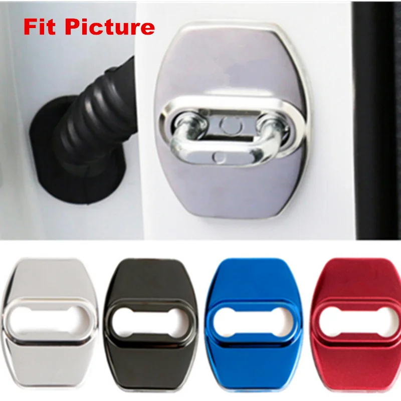 

Set of 4Pcs Car Anti Rust Door Lock Protective Cover Cap For Most of Lexus EX NX RX CT LX GX GS RC LS IS CT Four DoorLock Catchs
