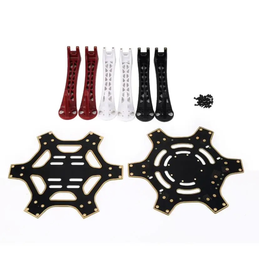 

F550 TOP & BOTTOM Plate Central Frame Landing Arm Wheel Boards w/ Screw Levert Dropship