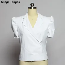 Новинка, высокое качество, короткий рукав, свадебное болеро, свадебная куртка, белая куртка, свадебное пальто, обертывания, Casamento, костюм для женщин Mingli Tengda