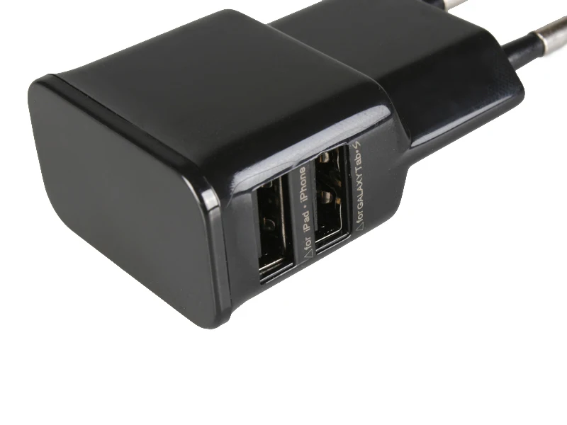 Двойное USB зарядное устройство 2a Быстрая зарядка Путешествия ЕС вилка адаптер портативное Сетевое зарядное устройство кабель мобильного телефона для iphone samsung xiaomi