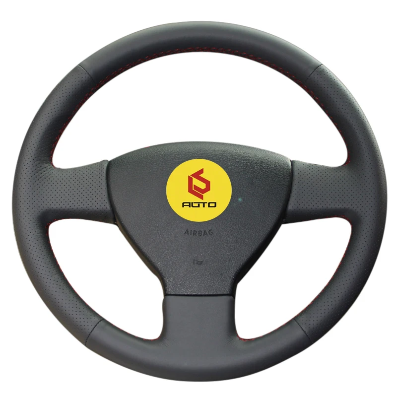 Steering wheel cover braid on the Steering Wheel for Volkswagen Old VW Golf Polo Sagitar Lavida 2010 Polo