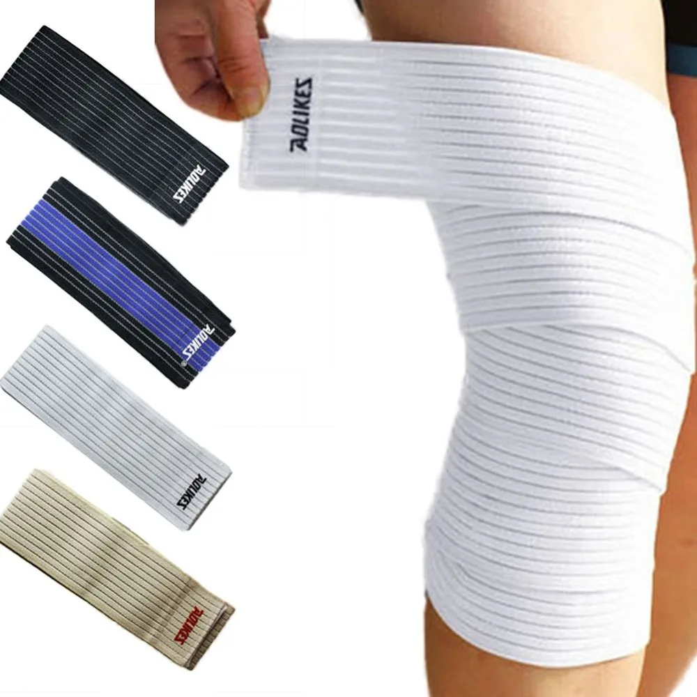 1 Pcs Blue Knee Bands Ankle Brace Compression Strain Sprain Joint
