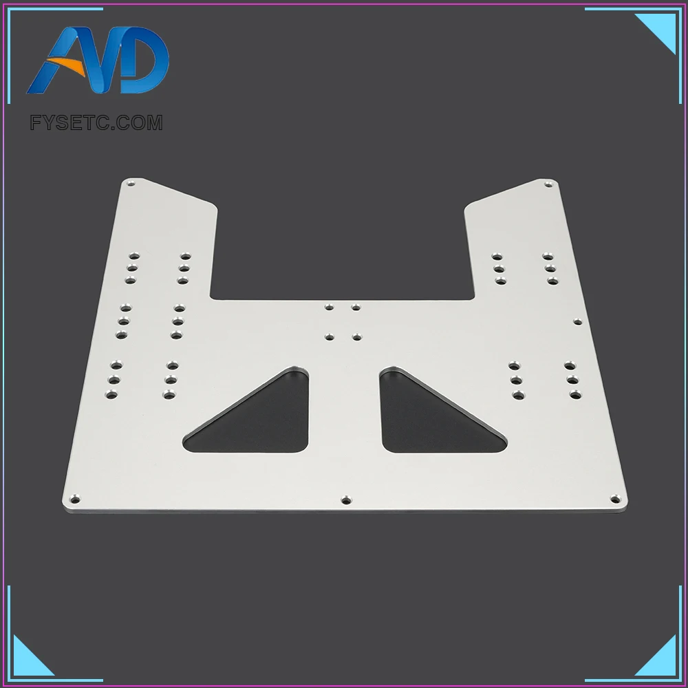 Обновленная Y образная алюминиевая анодированная пластина для 3D принтера Prusa I3 Anet