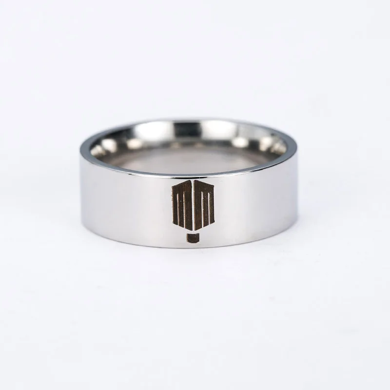 1 шт. розничная продажа кольцо из нержавеющей стали титановой #7 13|titanium steel ring|stainless