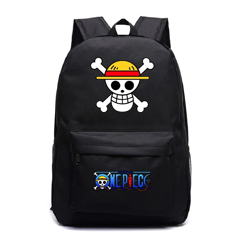 Одна деталь рюкзак для учеников, мальчиков и девочек сумки модные Луффи шаблон Chopper школьный Эдвард Ньюгейт подростков ежедневно рюкзак - Цвет: 18