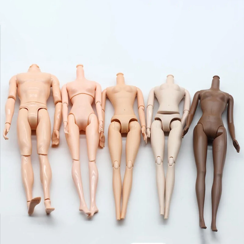 1Pcs 29cm Jointed DIY Doll Body Without Head DIY Movable Nude Naked Doll Body For Doll Toys For Children Gifts