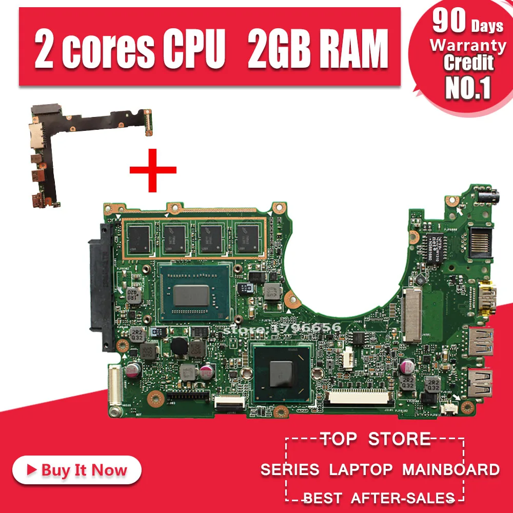 Send board +X202E Motherboard 2 cores 2GB RAM For ASUS S200E X201E