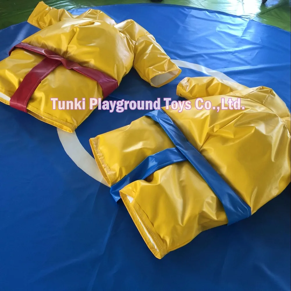 

High quality Factory fighting Sport Game Cheap Inflatable beige sumo suits for kids